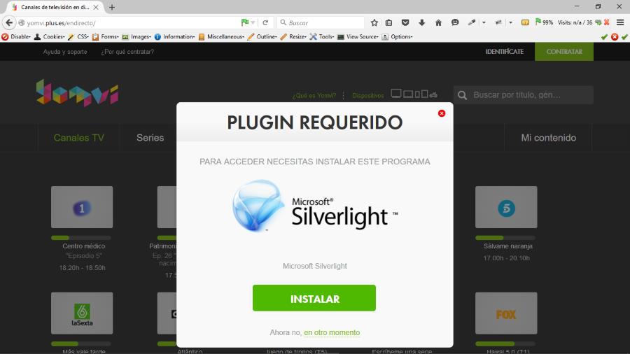 Instalando Silverlight