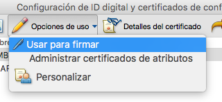 Usar Para firmar Acrobat Reader DC MAC