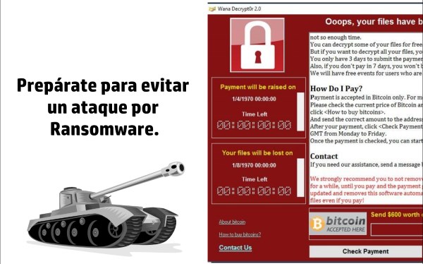 Evitar un ataque ransomware